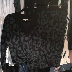 NY&Co Eva Mendez Leopard Sweater Set
